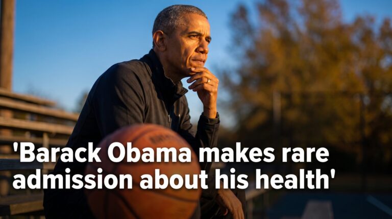 Barack Obama makes rare admission about his health