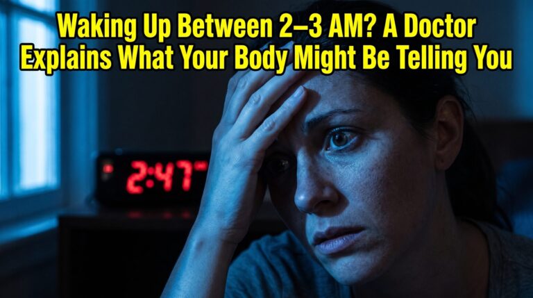 Waking Up Between 2–3 AM? A Doctor Explains What Your Body Might Be Telling You