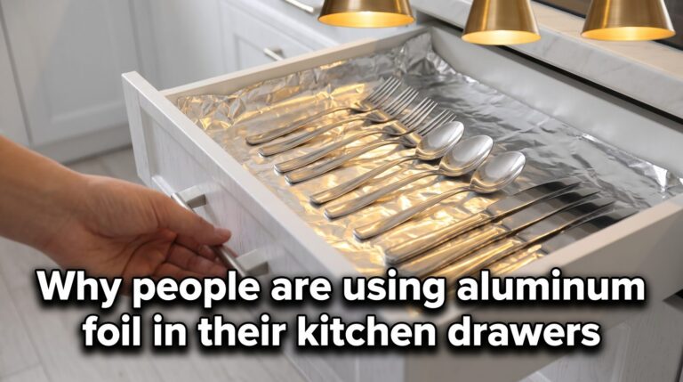 Why people are using aluminum foil in their kitchen drawers