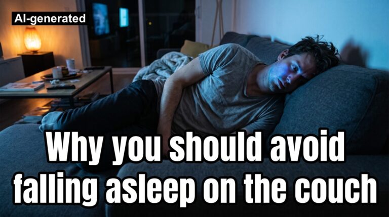 Sleep experts warn: Why you should never fall asleep on the couch