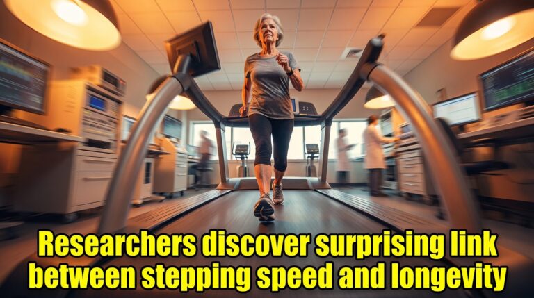 Researchers discover surprising link between stepping speed and longevity