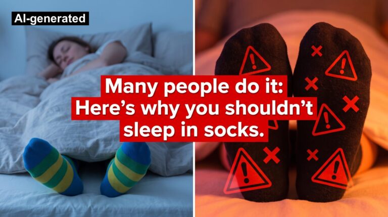 The Hidden Risks of Sleeping With Socks – What You Need to Know