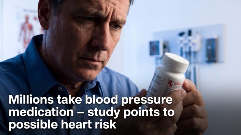 Millions take blood pressure medication – study points to possible heart risk