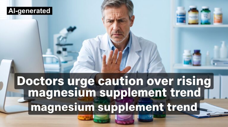 Doctors urge caution over rising magnesium supplement trend