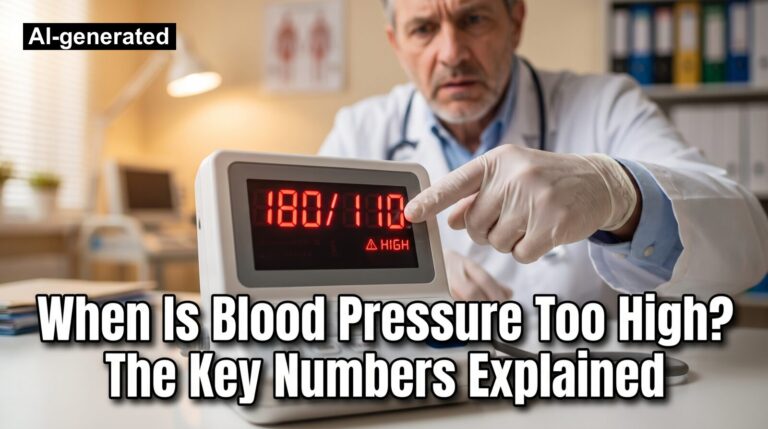 When Is Blood Pressure Too High? The Key Numbers Explained