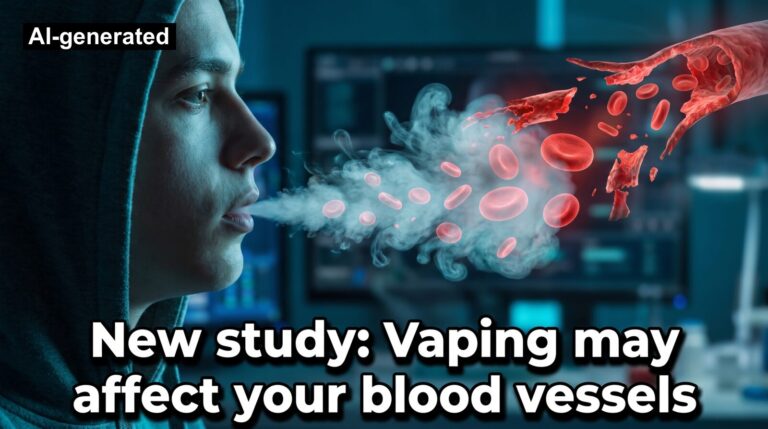 New study: Vaping may affect your blood vessels