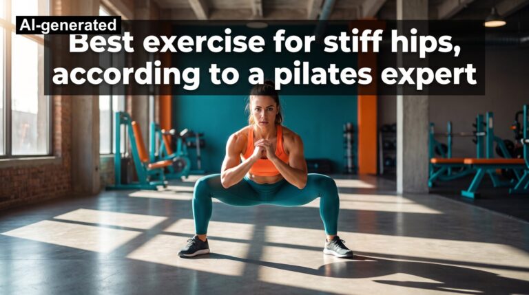 Best exercise for stiff hips, according to a pilates expert