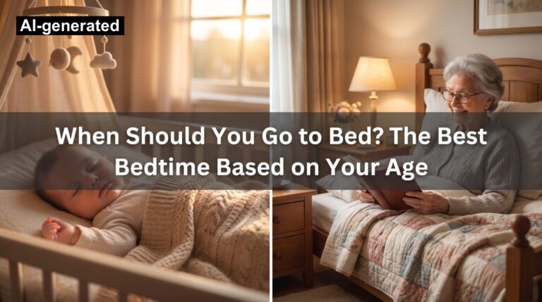 When Should You Go to Bed? The Best Bedtime Based on Your Age