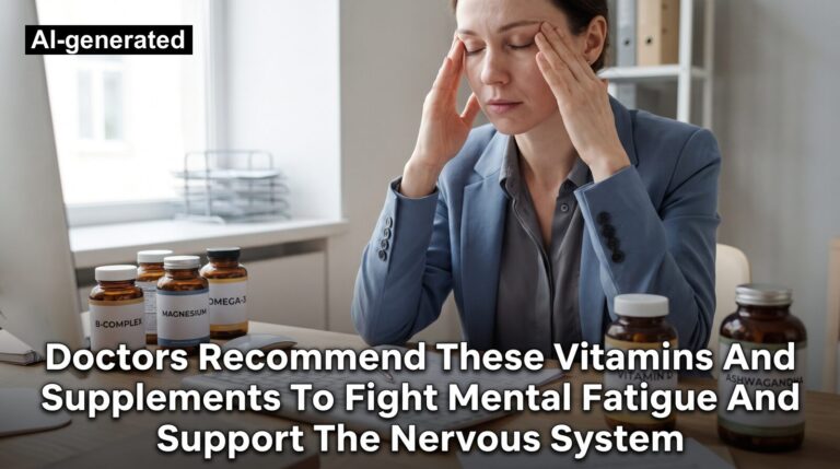 Doctors Recommend These Vitamins And Supplements To Fight Mental Fatigue And Support The Nervous System