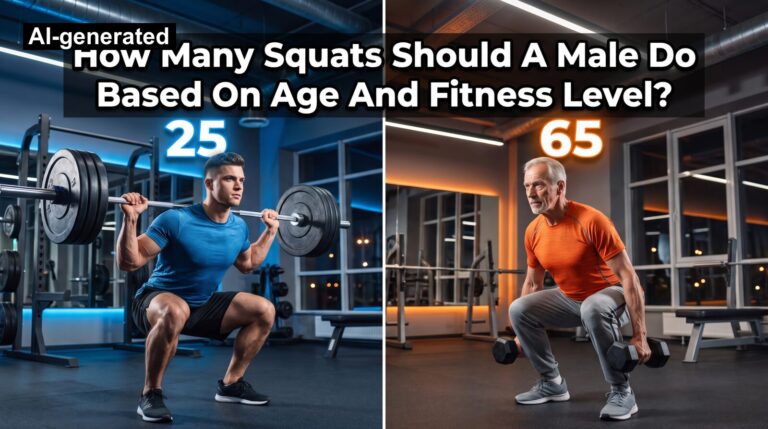 How Many Squats Should A Male Do Based On Age And Fitness Level?