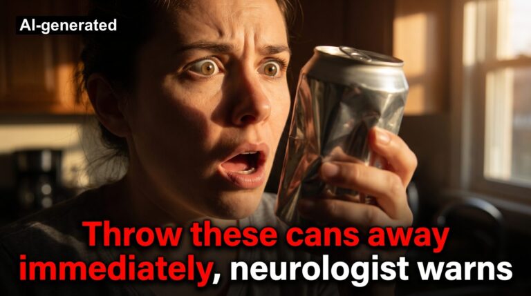 Throw these cans away immediately, neurologist warns