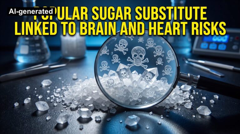 Popular Sugar Substitute Linked to Brain and Heart Risks