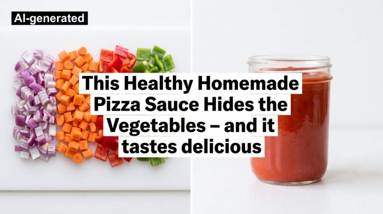 This Healthy Homemade Pizza Sauce Hides the Vegetables – and it tastes delicious
