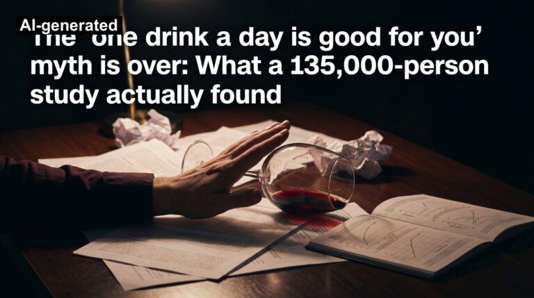 The ‘one drink a day is good for you’ myth is over: What a 135,000-person study actually found