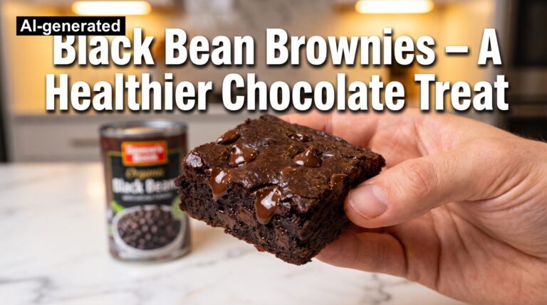 Black Bean Brownies – A Healthier Chocolate Treat