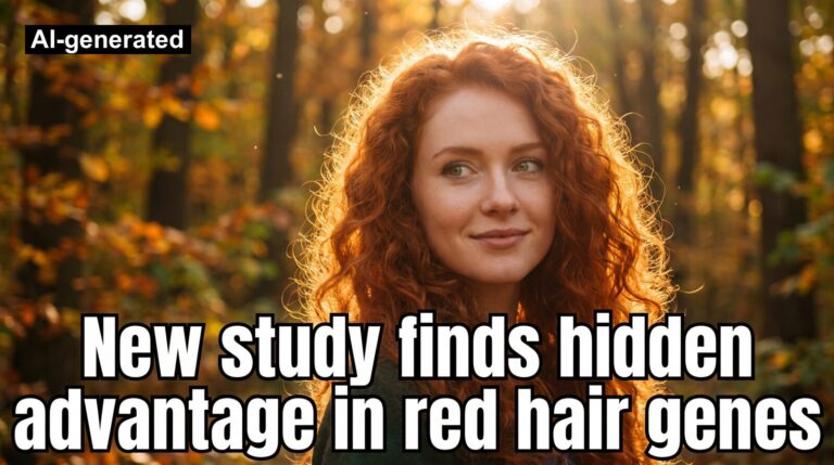 New study finds hidden advantage in red hair genes