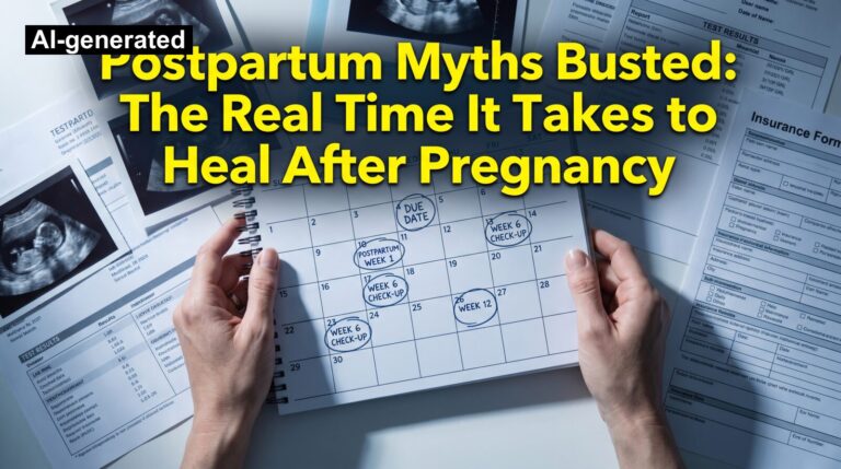 Postpartum Myths Busted: The Real Time It Takes to Heal After Pregnancy