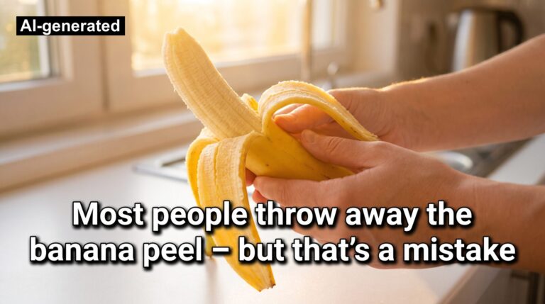 Most people throw away the banana peel – but that’s a mistake