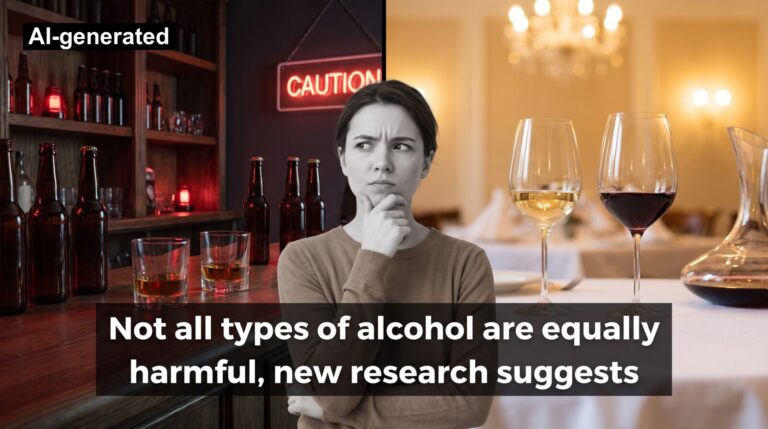 Not all types of alcohol are equally harmful, new research suggests