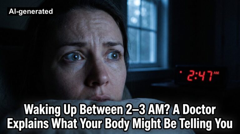 Waking Up Between 2–3 AM? A Doctor Explains What Your Body Might Be Telling You