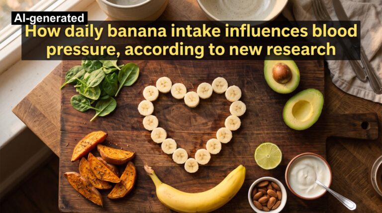 How daily banana intake influences blood pressure, according to new research