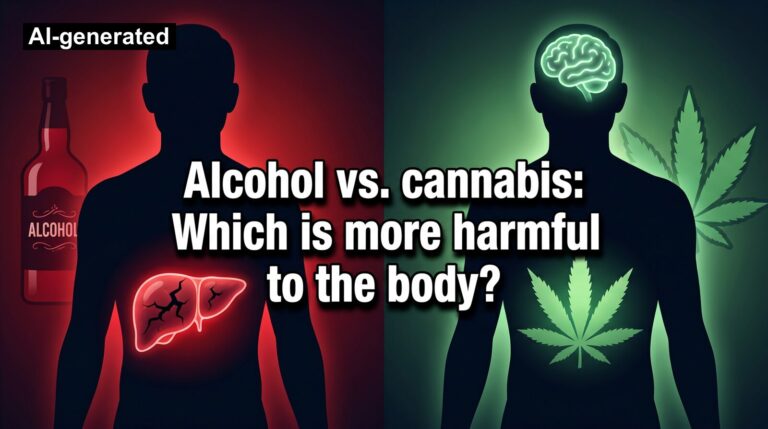 Alcohol vs. cannabis: Which is more harmful to the body?