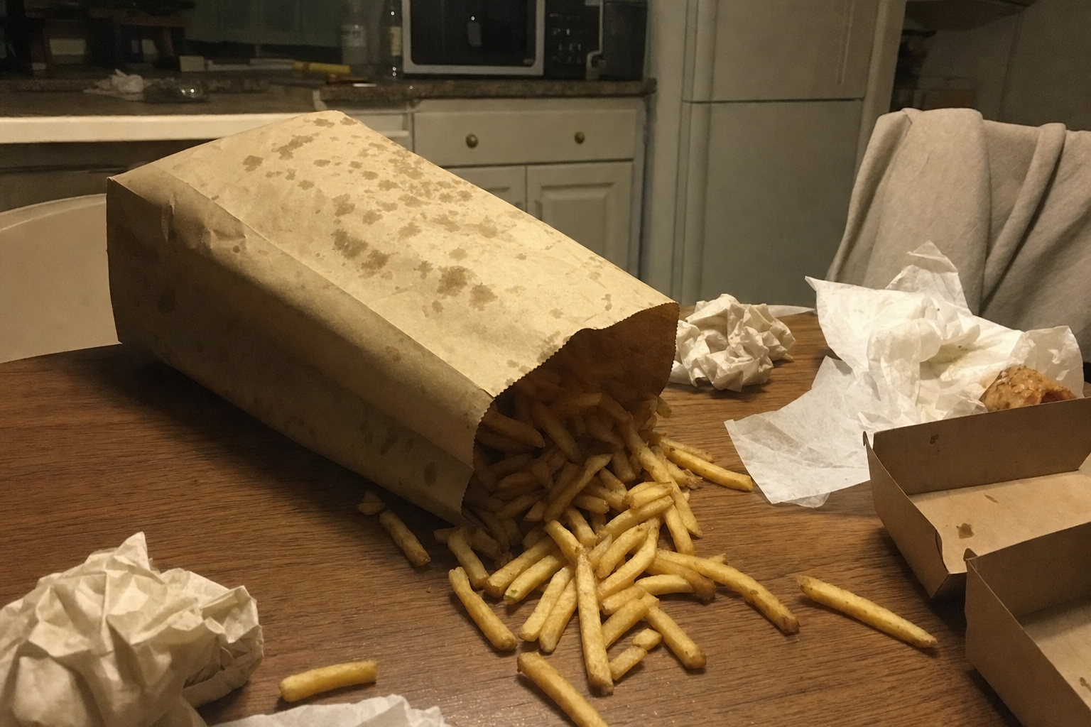 8. Living on Fried and Ultra-Processed Food