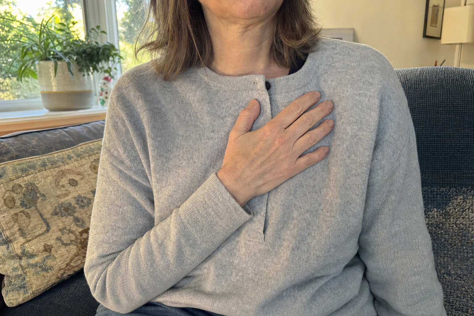 1. Chest Pressure, Squeezing, or Tightness